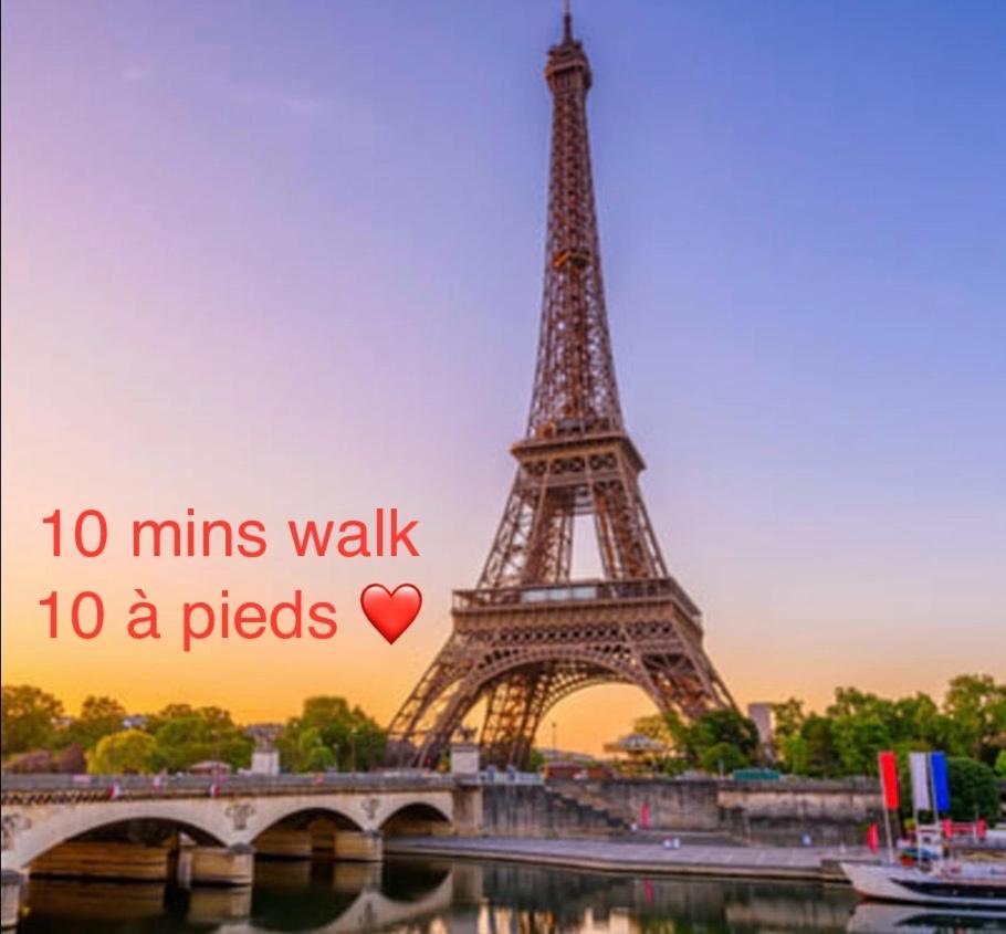 Studio 10 Mins Walk Eiffel Tower, Paris 16 Εξωτερικό φωτογραφία